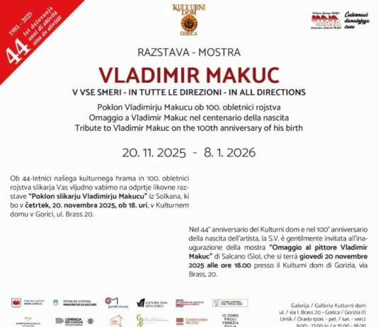 Kulturni dom Gorica gosti zaključek razstav ob 100. obletnici Vladimirja Makuca