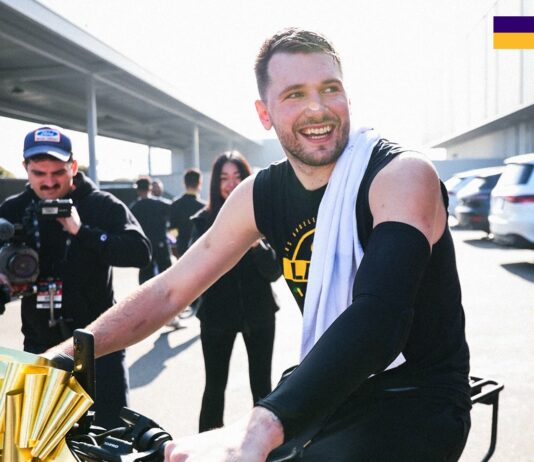 Luka Dončić presenetil Lakers s 100 električnimi kolesi #VIDEO